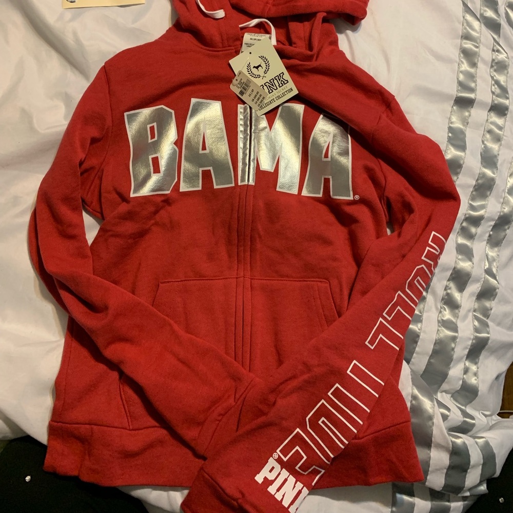 Pink Alabama roll tide hoodie